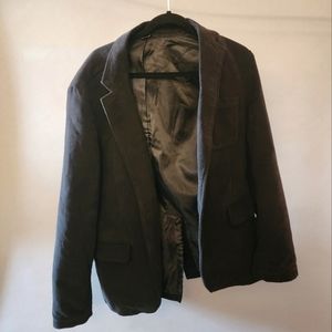 Gap Sport Coat. Black Cotton Suede